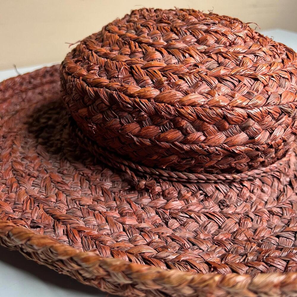 Helen Kaminski raffia sun hat one size Made in Madagascar - Picture 4 of 5